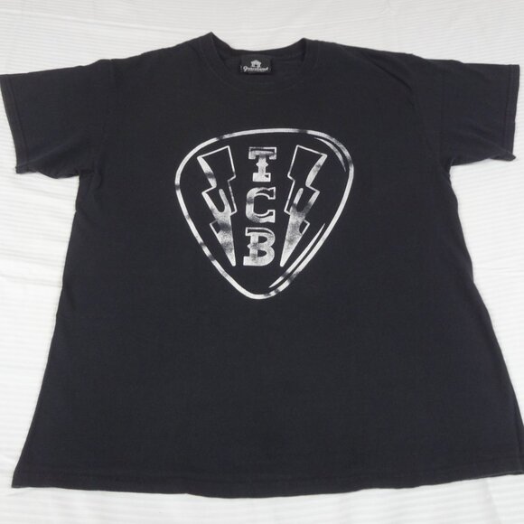 GRACELAND TCB TAKING CARE BUSINESS ELVIS PRESLEY BAND - BLACK LARGE T-SHIRT L257 - Picture 3 of 4